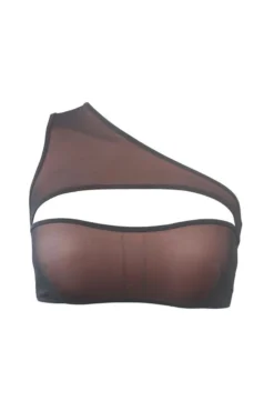 Hamade Activewear Mesh One Shoulder Top - Black/Sand 14 Hamade Activewear Mesh One Shoulder Top - Black/Sand -Radi Style Shop 046254458574 Z0hkTYBXfcVGKjdhuHx3a1XF4BBK1YjtctAgnSXa