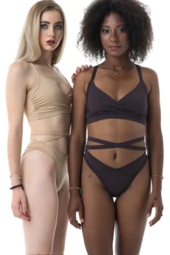 Poledancerka Cross Wrap Shorts - Nude 01 -Radi Style Shop 04 3