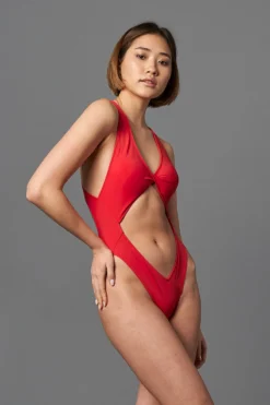 Shark Polewear Benita Bodysuit - Red -Radi Style Shop 09.12.20 07391 1