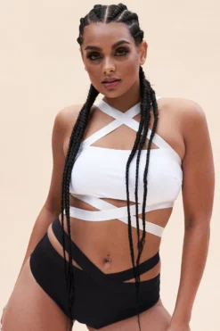 Lunalae Renee Cropped Bra - Recycled White -Radi Style Shop 126TPWhite 9 1