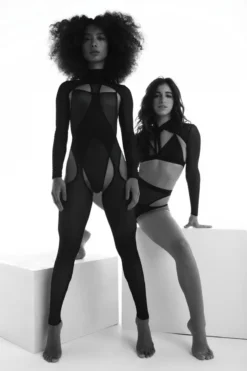 Rolling Long Peek-A-Boo Onesie - Black -Radi Style Shop 12 7 1 106 day02rolling1759