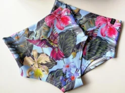 Pole Addict High Waisted Shorts - Tropical Flowers -Radi Style Shop 1504 koliber mn