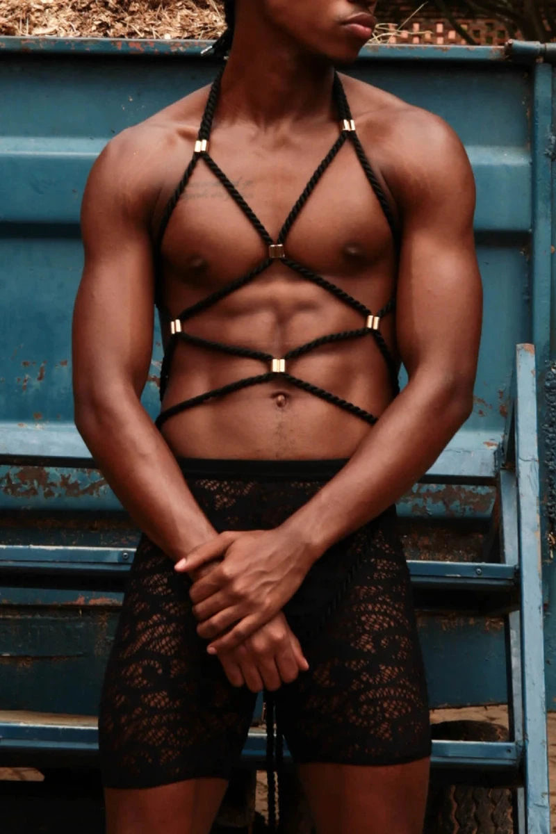 Rolling Bumper Shorts - Black Lace 4 Rolling Bumper Shorts - Black Lace - Image 4