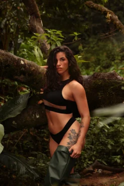 Rolling Hunter Reversible Top - Dark Green/Black -Radi Style Shop 187A0281