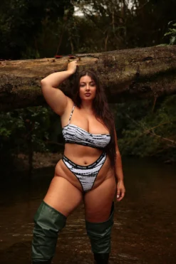 Rolling Alpha Cheeky Shorts - Zebra -Radi Style Shop 187A0293