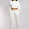 CXIX Oversized Jogger Bottoms - Ecru
