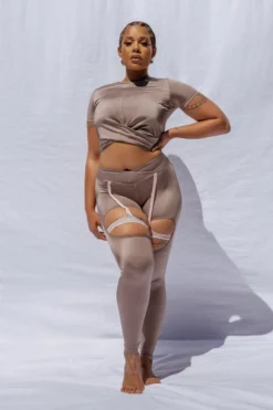 CXIX Confession Garter Leggings - Bronzed 11 CXIX Confession Garter Leggings - Bronzed -Radi Style Shop 20 09 24CreaturesofXIX 3