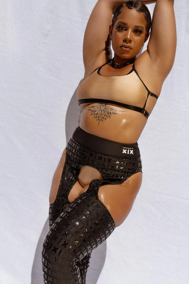 CXIX Gecko Grip Cowgirl Leggings - Black 8 CXIX Gecko Grip Cowgirl Leggings - Black - Image 8