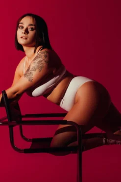 Pole Addict Bliss Top - White -Radi Style Shop 20 1