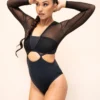 Lunalae Diana Bodysuit - Recycled Black