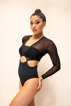 Lunalae Diana Bodysuit - Recycled Black 14 Lunalae Diana Bodysuit - Recycled Black -Radi Style Shop 2021101 LunaLae1663
