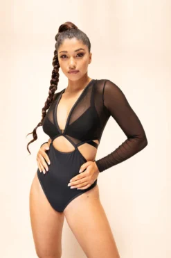 Lunalae Diana Bodysuit - Recycled Black 11 Lunalae Diana Bodysuit - Recycled Black -Radi Style Shop 2021101 LunaLae1689