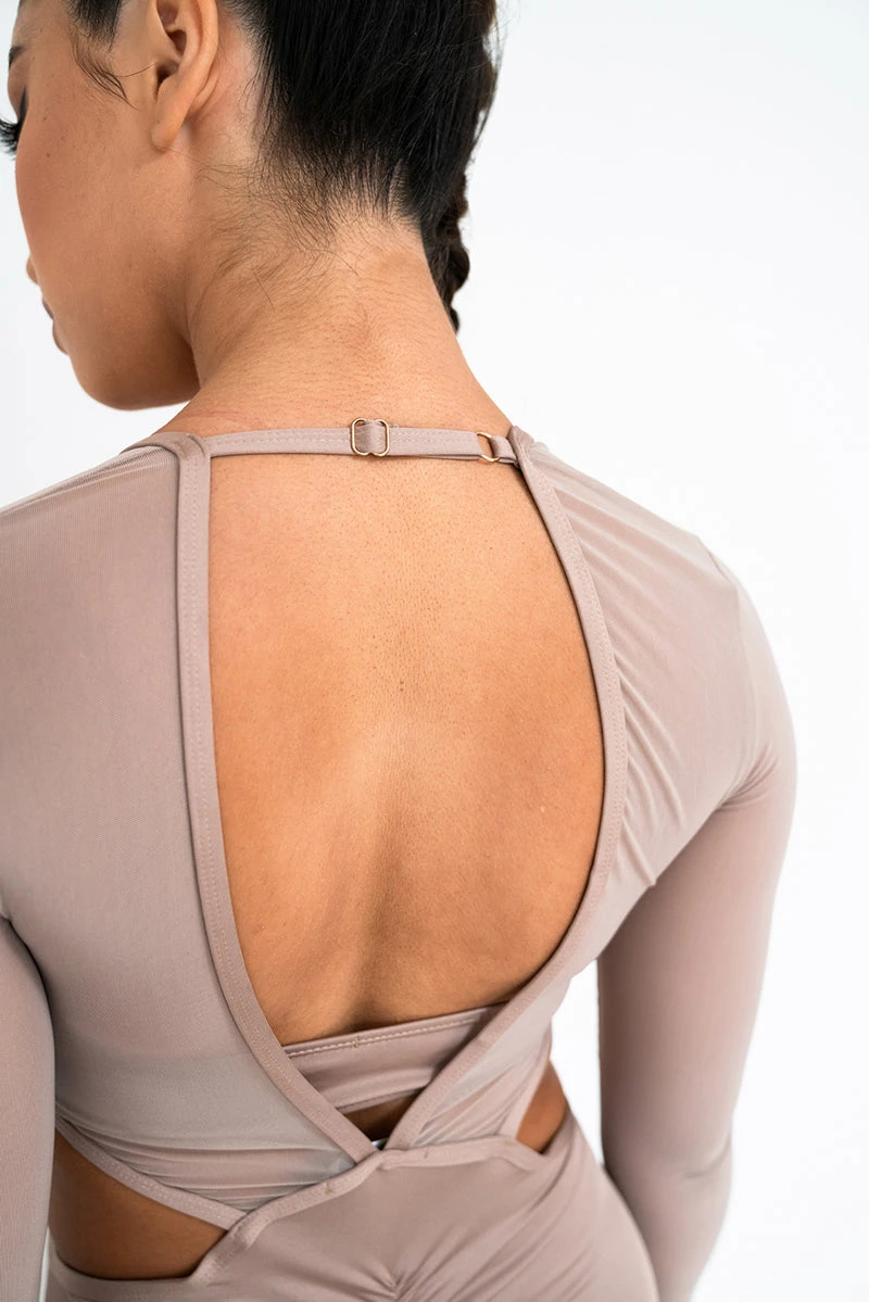 Lunalae Diana Bodysuit - Recycled Mocha 5 Lunalae Diana Bodysuit - Recycled Mocha - Image 5