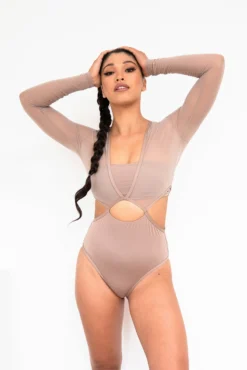 Lunalae Diana Bodysuit - Recycled Mocha 15 Lunalae Diana Bodysuit - Recycled Mocha -Radi Style Shop 2021101 LunaLae4615 1
