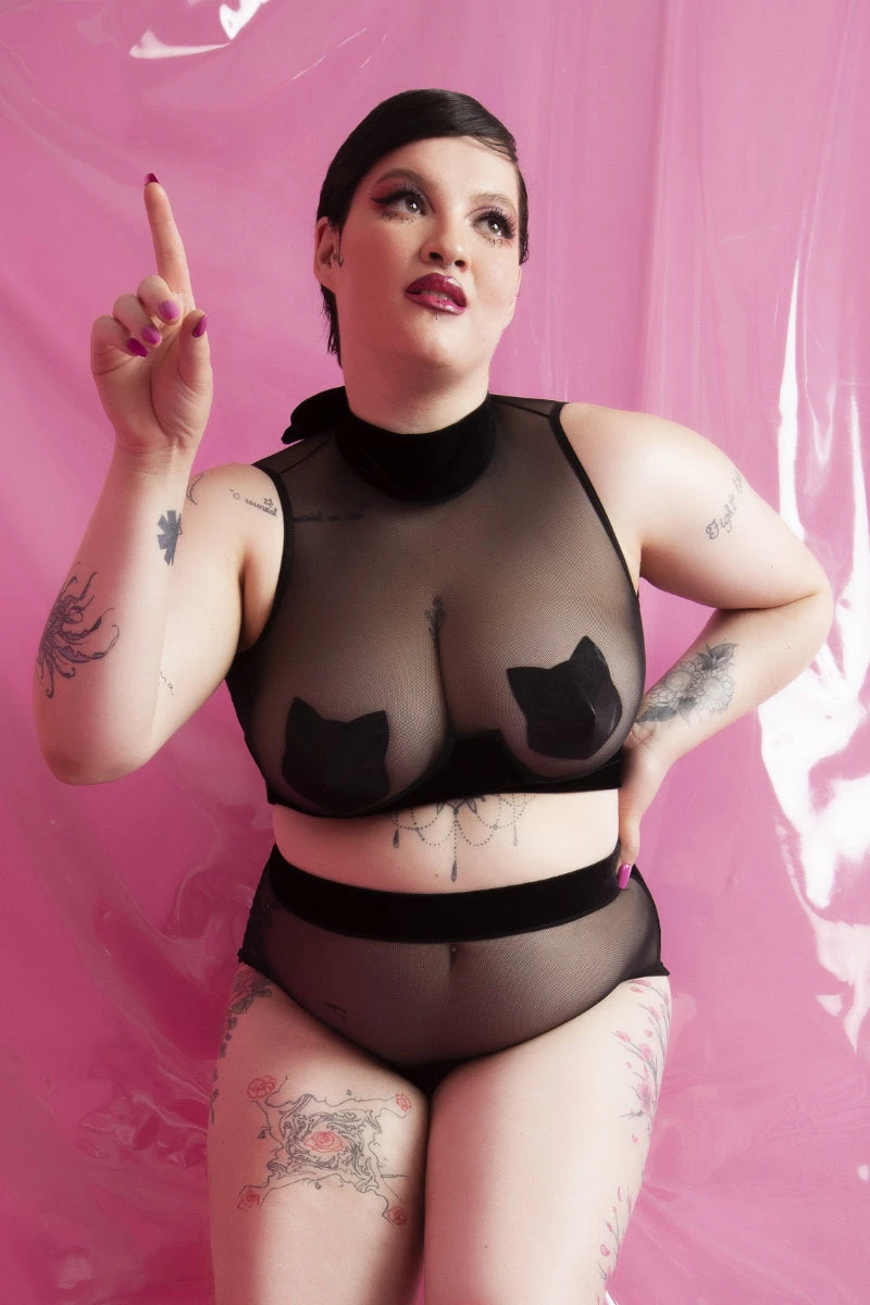 Rolling Gigi Top - Black 4 Rolling Gigi Top - Black - Image 4