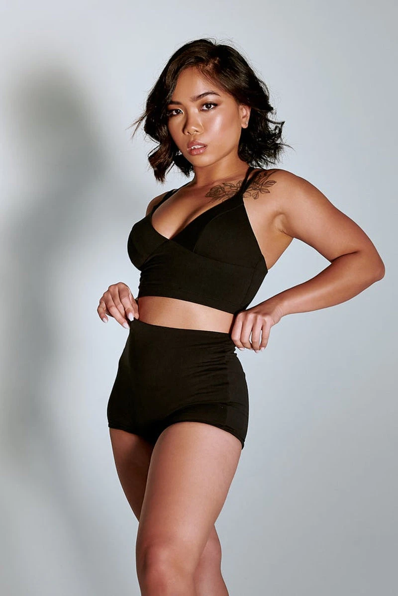 CXIX LuxLounge Booty Shorts - Black 5 CXIX LuxLounge Booty Shorts - Black - Image 5