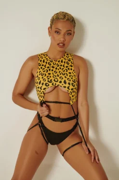 CXIX Buckle Up Garter Top -Yellow Leopard 13 CXIX Buckle Up Garter Top -Yellow Leopard -Radi Style Shop 21 05 24CreaturesofXIX12822 edit