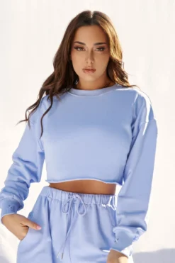 CXIX Oversized Cropped Jumper - Powder Blue 7 CXIX Oversized Cropped Jumper - Powder Blue -Radi Style Shop 21 06 25CreaturesofXIX edit 13