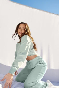 CXIX Oversized Cropped Jumper - Sage -Radi Style Shop 21 06 25CreaturesofXIX edit 7