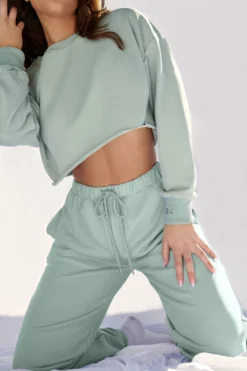 CXIX Oversized Jogger Bottoms - Sage 8 CXIX Oversized Jogger Bottoms - Sage -Radi Style Shop 21 06 25CreaturesofXIX edit 8