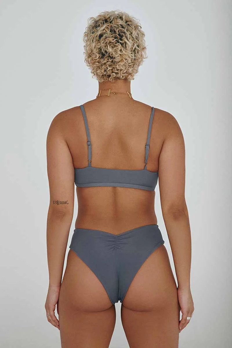 CXIX The Hills Bottoms - Ribbed Dark Grey 2 CXIX The Hills Bottoms - Ribbed Dark Grey - Image 2
