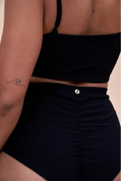 Lunalae High Waist Shorts - Ribbed Black -Radi Style Shop 221011 LunaLae 01 0053