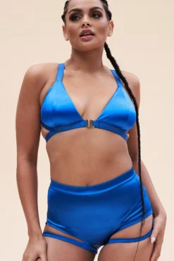 Lunalae Follow Me Bra - Satin Electric Blue -Radi Style Shop 221011 LunaLae 34 1441