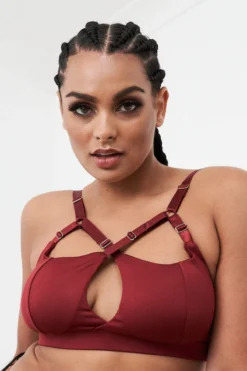 Lunalae Hannah Top - Recycled Burgundy -Radi Style Shop 221011 LunaLae 49 1980