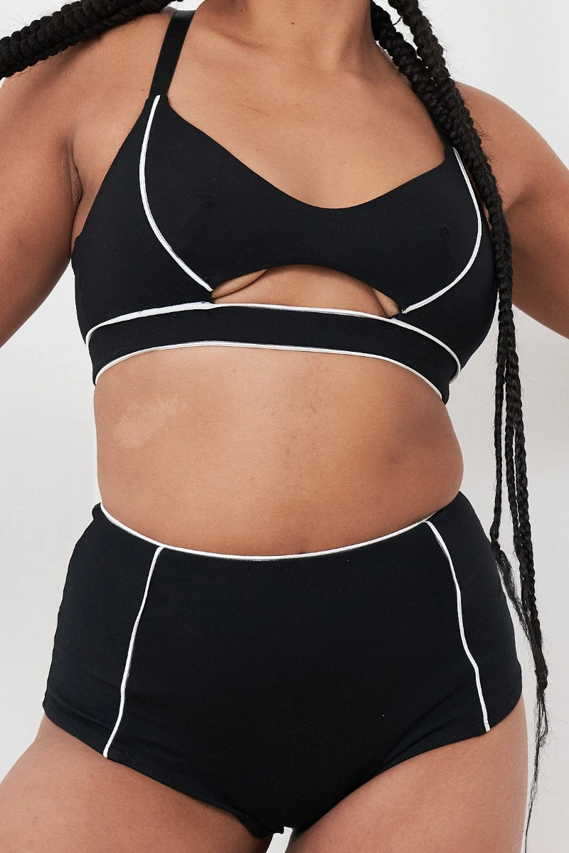 Lunalae Missy Top - Recycled Black 3 Lunalae Missy Top - Recycled Black - Image 3