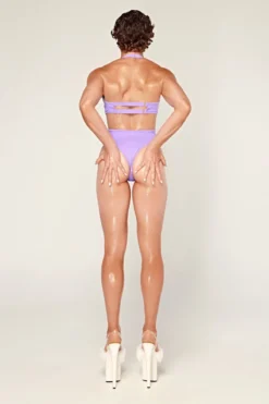 CXIX Dollhaus Halter Bodysuit - Purple -Radi Style Shop 23 01 03CXIX 11611