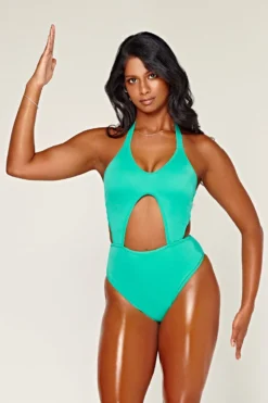 CXIX Dollhaus Halter Bodysuit - Aqua -Radi Style Shop 23 01 03CXIX 13431 1