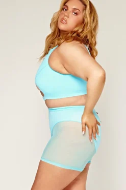 CXIX Dollhaus Mesh Biker Shorts - Blue 7 CXIX Dollhaus Mesh Biker Shorts - Blue -Radi Style Shop 23 01 03CXIX 14161