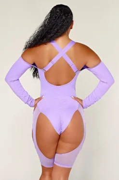CXIX Dollhaus Mesh Bodysuit - Purple -Radi Style Shop 23 01 03CXIX 3111 1