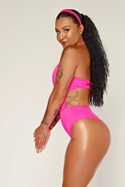 CXIX Dollhaus Halter Bodysuit - Pink -Radi Style Shop 23 01 03CXIX 5401 1