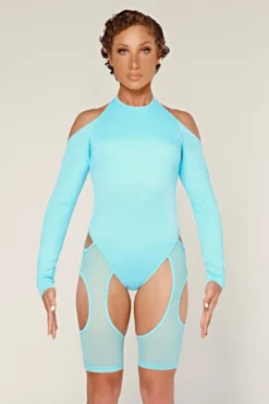 CXIX Dollhaus Mesh Bodysuit - Blue -Radi Style Shop 23 01 03CXIX 6591