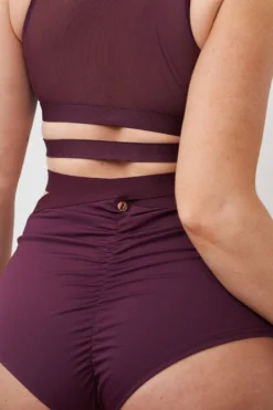 Lunalae Naomi Scoop Neck Top - Recycled Mulberry -Radi Style Shop 230329 LUNALAE 10 0531