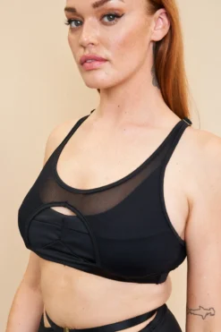 Lunalae Sadie Racer Back Top - Recycled Black -Radi Style Shop 230329 LUNALAE 29 1117
