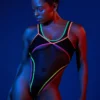 Rolling Vertigo Bodysuit - Neon