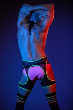 Rolling Peek-A-Boo Harness - Neon -Radi Style Shop 2RollingNeon40