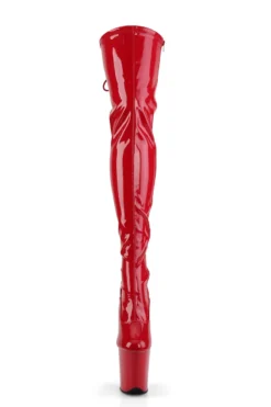 Pleaser USA Flamingo-3063 8inch Thigh High Pleaser Boots - Patent Red -Radi Style Shop 2 1fd510fe db0b 486f bd45 56f24780460c 1