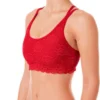 Dragonfly Nicole Top - Lace Red