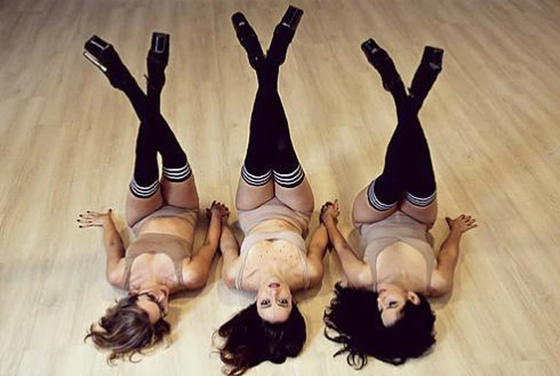 Rolling Over The Knee Socks - Striped Black/White (3 Sizes Available) 8 Rolling Over The Knee Socks - Striped Black/White (3 Sizes Available) - Image 8