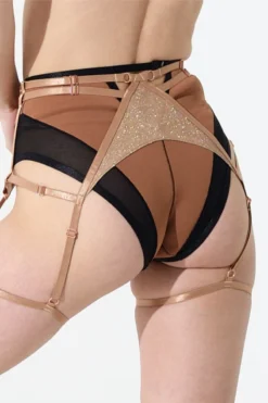 Queen Glory Shorts - Mocha -Radi Style Shop 4 e778b6d6 d424 4d1f 84d4 681302a091cb