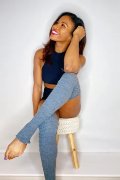 Thigh High Legwarmers - Grey