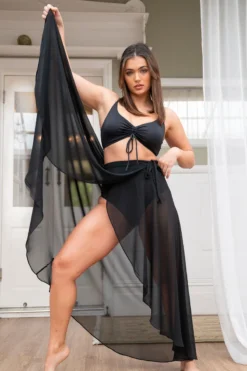 Lunalae High Waist Wrap Dance Skirt - Black 11 Lunalae High Waist Wrap Dance Skirt - Black -Radi Style Shop 5 4e0c5600 06a5 4bf4 94e4 53bec73f21ca