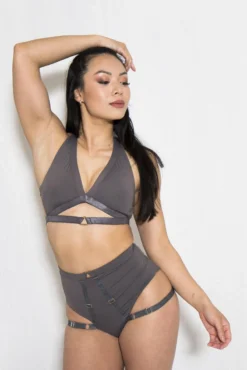 Tatiana Activewear Tokio Shorts - Charcoal 18 Tatiana Activewear Tokio Shorts - Charcoal -Radi Style Shop 5 c4812c89 64e6 4546 9c0c 0d966377fa15