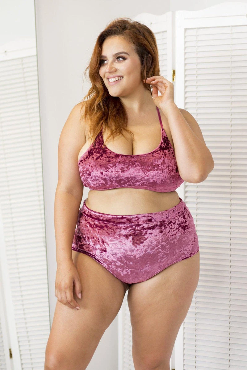 Lunalae Delphine Top - Rose Velvet 6 Lunalae Delphine Top - Rose Velvet - Image 6