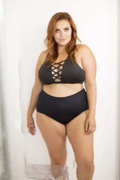 Lunalae High Waist Shorts - Black -Radi Style Shop 6R7A8484