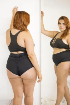 Lunalae High Waist Shorts - Black -Radi Style Shop 6R7A8499