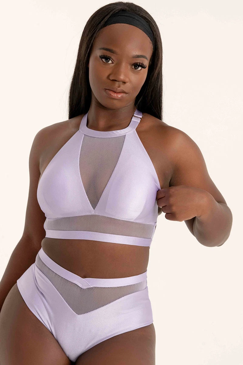 Tatiana Activewear Lucia Shorts - Lilac 1 Tatiana Activewear Lucia Shorts - Lilac